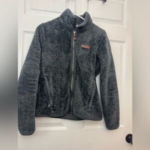Columbia Women’s Textured Gray Jacket Size Medium